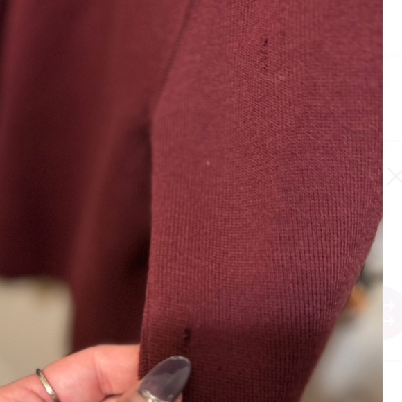 Lululemon Savannah Reverse me Wrap / Merino Wool Cardigan - 10 - see details - Picture 8 of 16